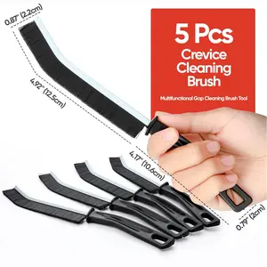 Bathroom Gap Long Brush, Home, Kitchen, Bathroom, Window, Vehicle, Faucets, Toilet | Multipurpose Cleaner Goods, reusable household supply clean,Crevice Cleaning Brush,New Multifunctional Cleaning Brush Tool