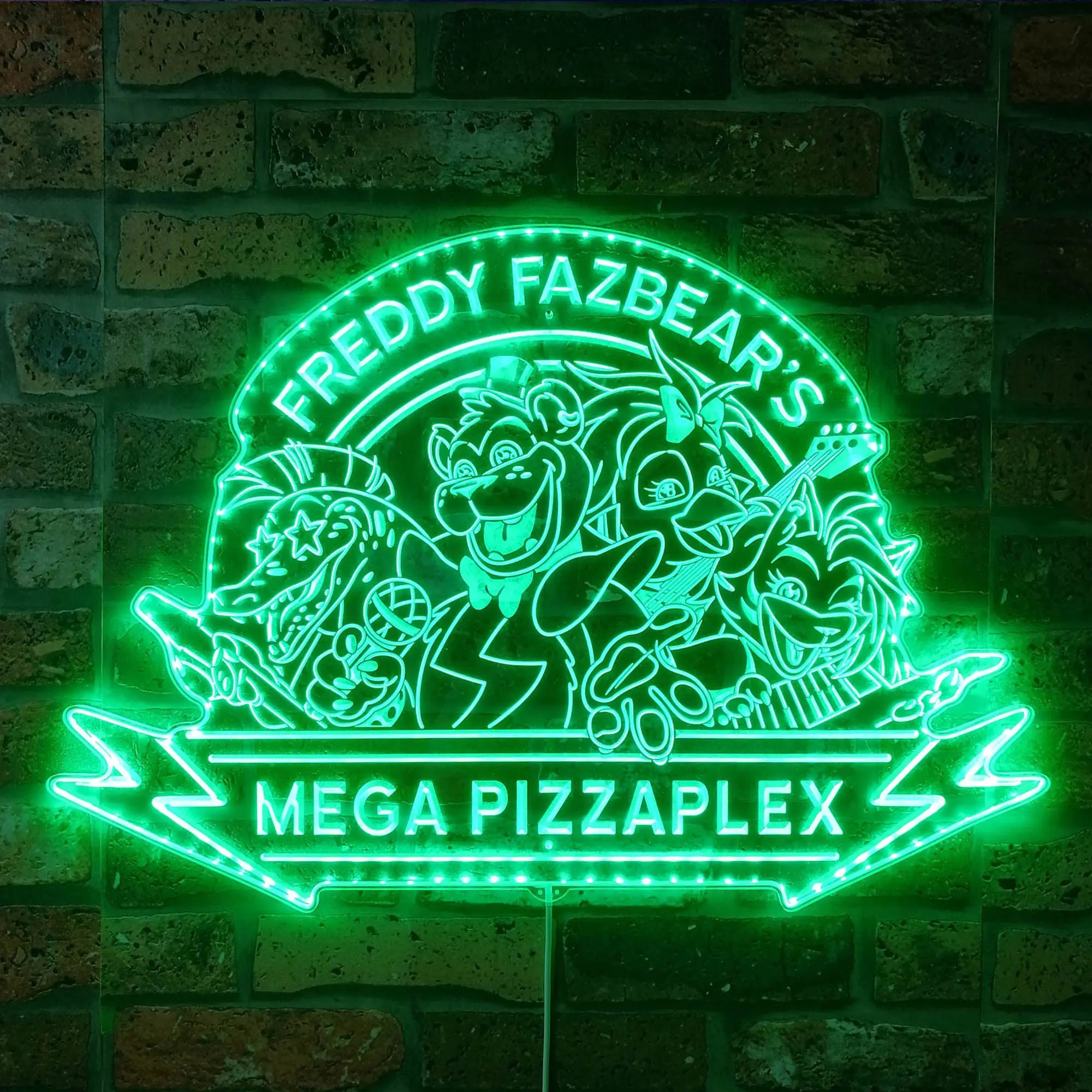 Freddy Fazbear Mega Pizzaplex Fazbear's Pizza Dynamic RGB Edge Lit
