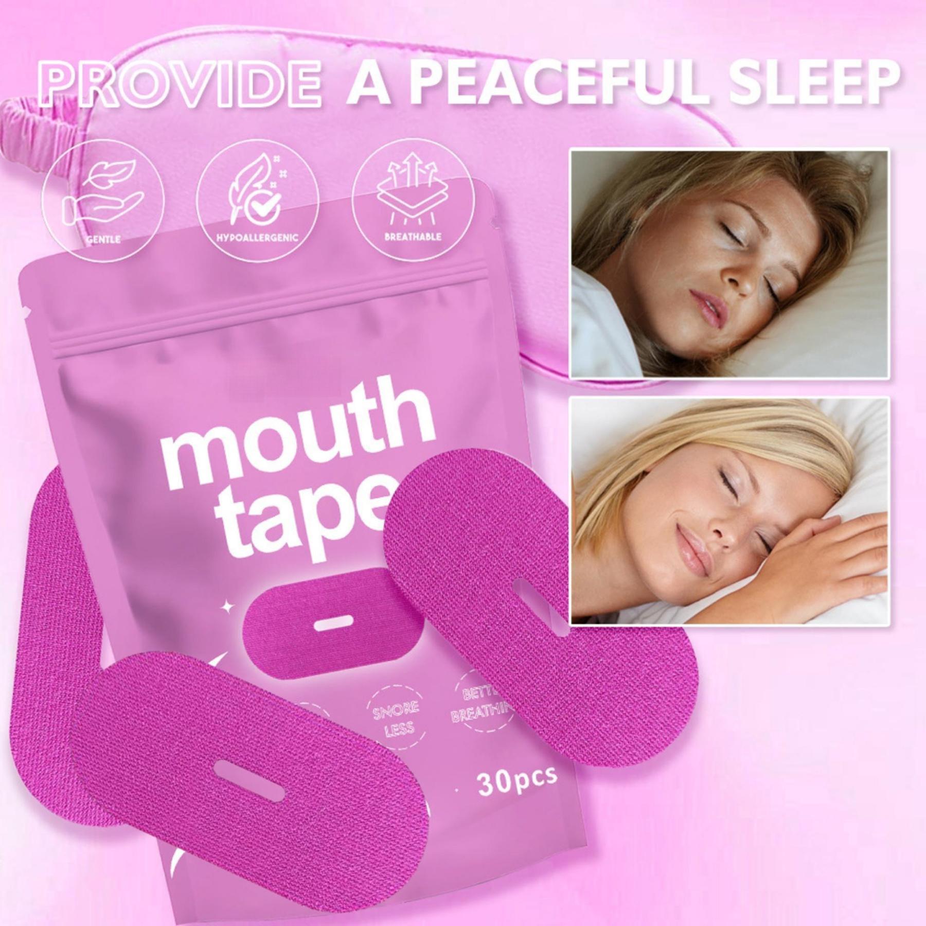 Sleep Mouth Tape, 1 Pack/2 Pack(30pcs/pack) Breathable Mouth Tapes, Comfortable Sleeping Patches, Body Care Product for Women & Men #TOP PICKS