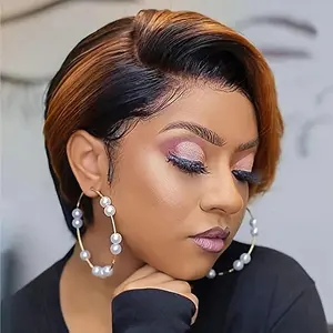 NEW  Synthetic Hair Short Straight Wig for African American Women