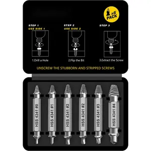 Gifts for Men,Damaged Screw Extractor Set-Christmas Stocking Stuffers for Adults Men Him,Mens Gifts,Husband,Stripped Screws Nuts & Bolts Drill Bit Tools for Easy Removal of Rusty Broken Hardware Gifts