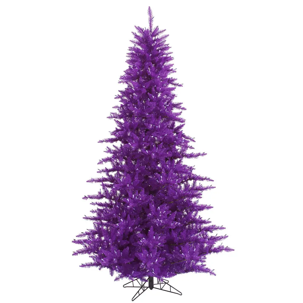 Vickerman K163145 4.5' Purple Fir Artificial Christmas Tree Unlit