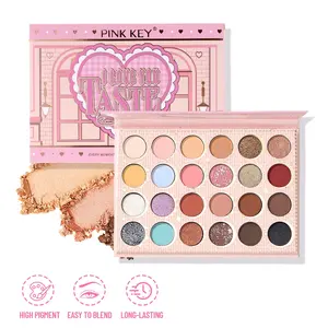 Pearlescent and Matte Eyeshadow Palette, Highly Pigmented Palette, Multifunctional Highlighter, Blush, and Contour Eyeshadow Palette