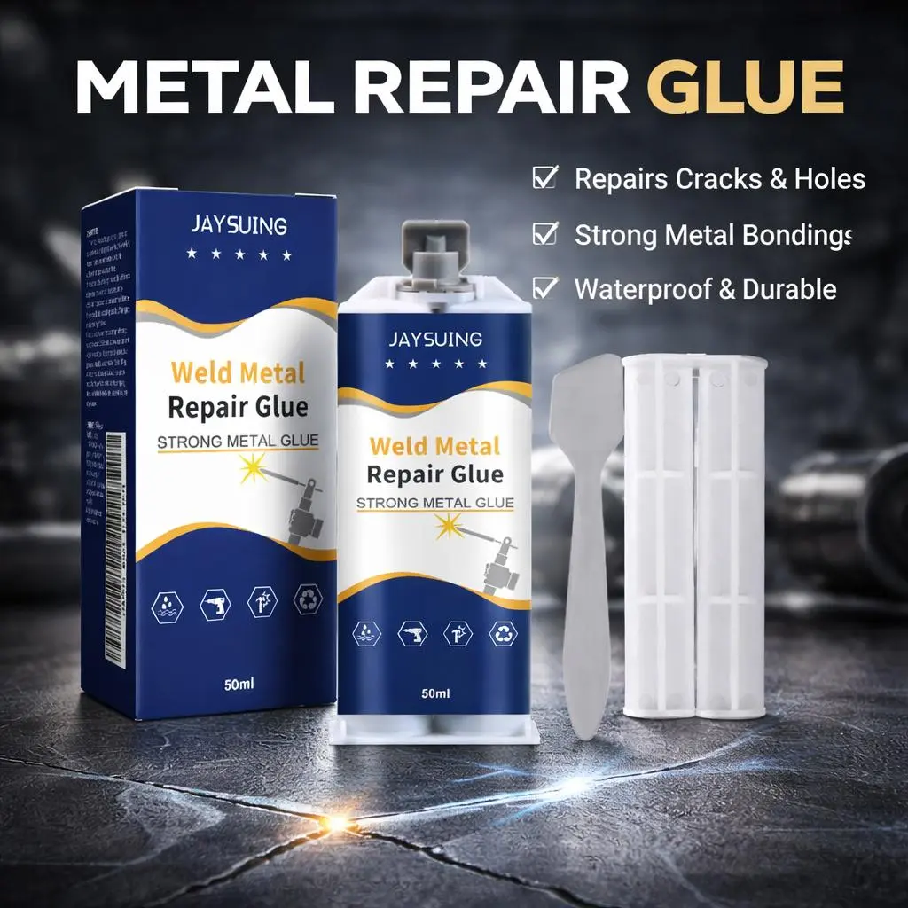 Metal Casting Glue 100ml High Temperature Resistant Welding Adhesive For Metal Castings Sand Holes Air Holes Cracks Strong Repair Glue