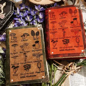 Mushroom leather journal