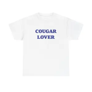Cougar Lover T-Shirt,  Heavy Cotton Tee, Graphic Tee, Graphic T-Shirt