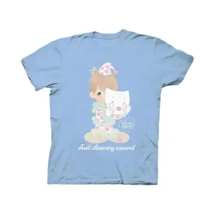Precious Moments Clowning Around Relaxed Fit Girls T-Shirt, Cute Vintage 80s Cartoon Tshirt, Retro 90s Shirt, Vintage Nostalgia Shirt