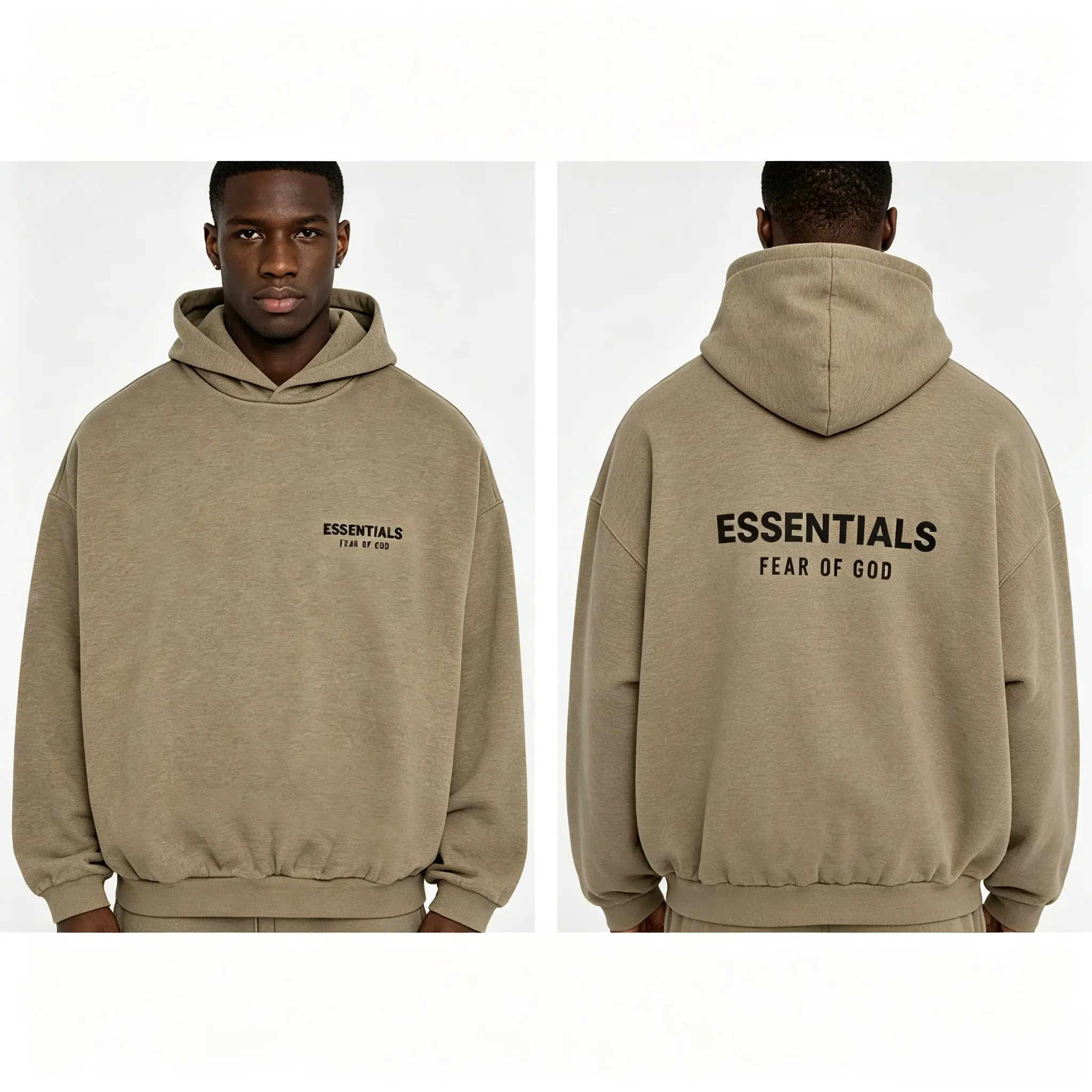 Fear of God Essentials Fleece Hoodie II 'Heather Grey'