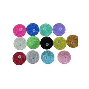 Rhinestone Tumbler Lids - Colorful Rhinestone Decorations Available in Multiple Colors 16oz Cup Lid with Sparkling Brilliance