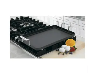 Cuisinart Chef's Classic 20 in. L X 13 in. W Anodized Aluminum Nonstick Surface Silver Griddle ,Pans