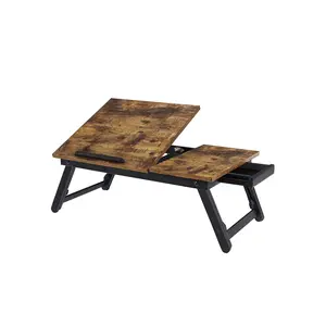 SONGMICS Laptop Desk with Adjustable Legs and Tilting Top