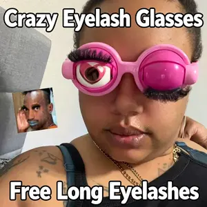 Crazy eyes blinking heart glasses—photo prop, prank toy for quirky pranks