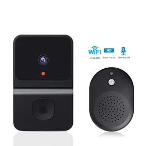 Smart Wireless Doorbell, 2.4G WiFi 1080P Full HD Doorbell With Two-way Talk & IR Night Vision, Cloud Storage Cat Eye HD Video Intercom, Digital Intercom