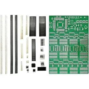 Advanced SMD/SMT Soldering Practice Kit, DIY Electronics Training Board with Components EK8489