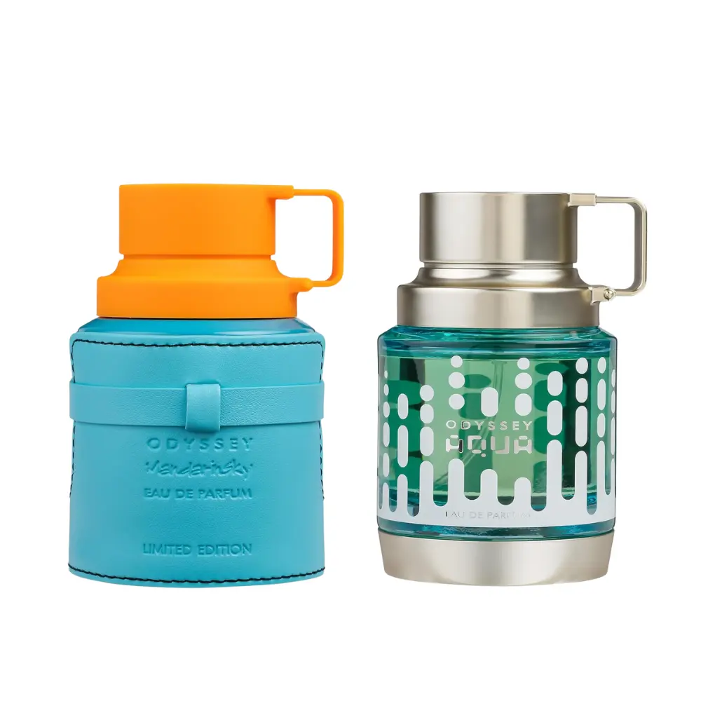 Armaf Odyssey Aqua & Mandarin Sky 2-Piece Bundle | 2 oz Eau de Parfum Set for Men | Fresh Aquatic & Warm Citrus Designer-Inspired Fragrances