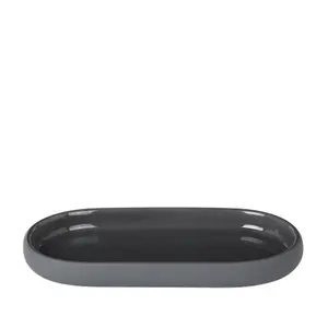 212 MAIN Blomus Sono Oval Ceramic Tray - Magnetic, Aesthetic, Minimalist, Silk Matte Bathroom Fixture