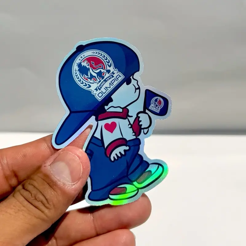 C.D. Olimpia Tegucigalpa Niño Holographic Sticker