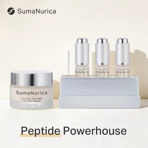 SumaNurica Peptide Powerhouse Duo, Hexapeptide5 Eye Serum + Pro5 Peptide Cream for Firmer, Smoother-Looking Skin