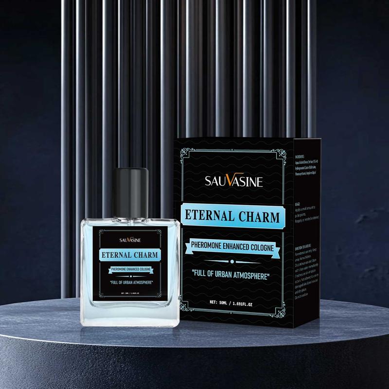 3.4 Fl oz SAUVASINE ETERNAL CHARM Cologne for Men, Pheromone Cologne for Men,Perfume Para Hombre, Men's Aftershave Scent with Elegant Blend Formula Invigorating Fragrances