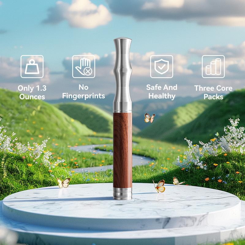 Flavored Air Device for Inhaling Essential Oils – Naturally Break Bad Habits, Includes 3 Flavor Pods, Perfect Stress-Relief Gift for Boyfriend, Husband, or Dad