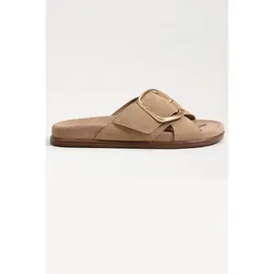 Darla Buckle Slide Sandal