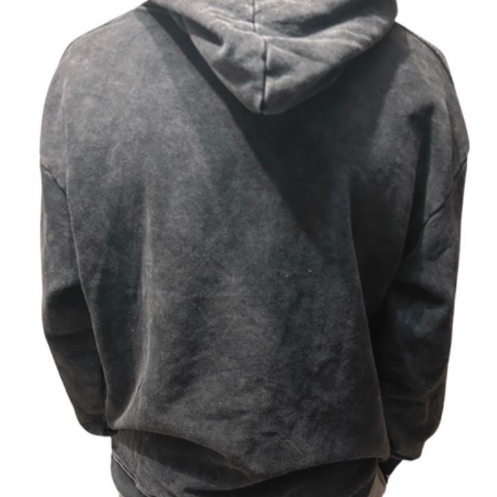 Vintage Light Blue Patched Fay Vita Oversized Hoodie