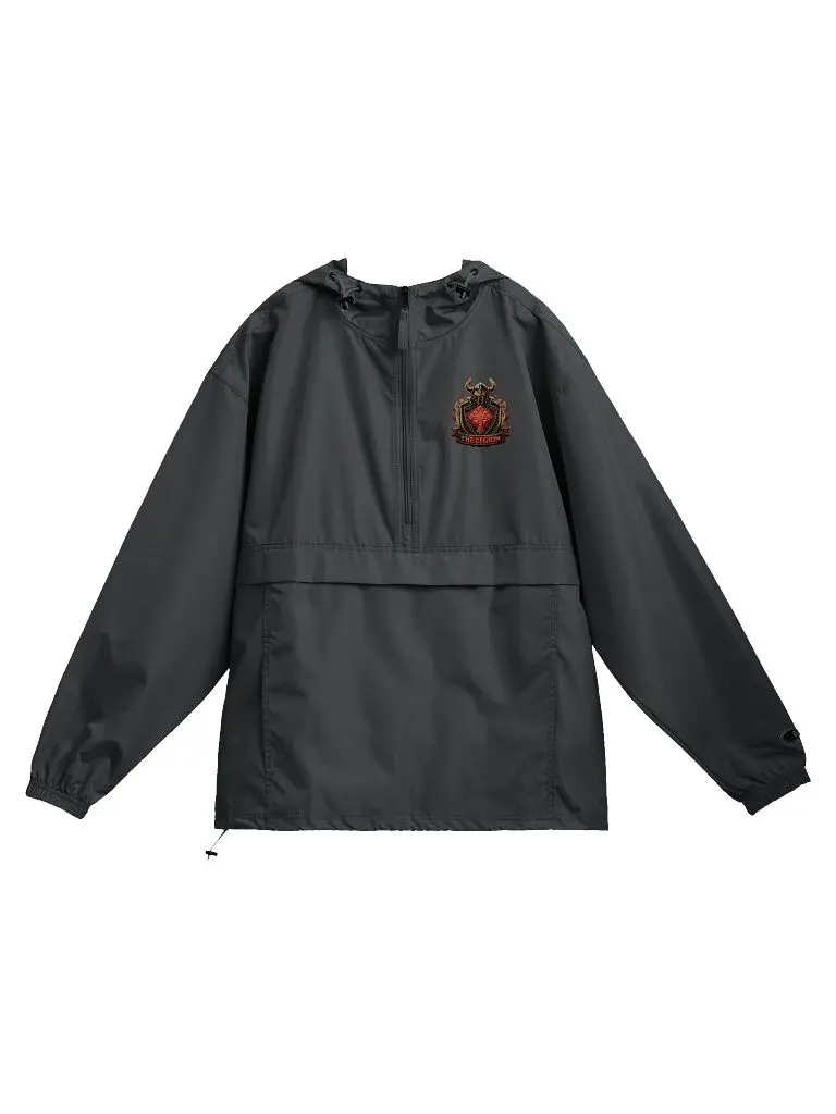 Two Knights Logo Packable Rain Jacket