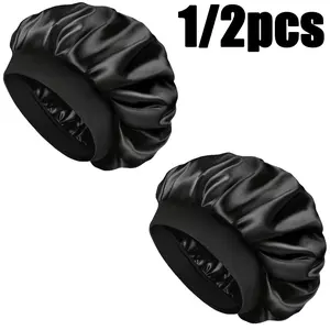 High-Quality Unisex Sleep Cap, Silk Hair Wrap for Curly Long Short Hair, 13 Versatile Usage Scenarios, Sleeping & Haircare Hat