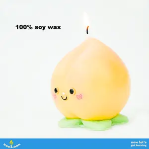 Peachtopia Candle -2026 Spring Decor, Easter Gifts, Cute Room Decor, Birthday Gifts, Anniversary Gifts, Gifts for Boyfriend, Gifts for Friends, Room Decor, Shaped Candles, Scented Candles, Candles, Desk Decor