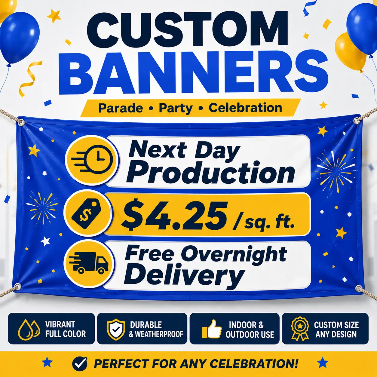Custom Bracket Banner, Festive & Party Home Supplies Backdrop for Event Decorations
