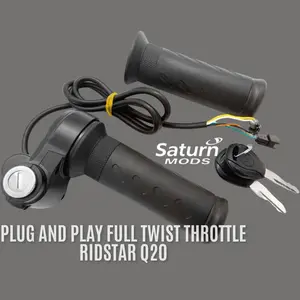 Saturn Mods RidstarQ20 Full-Twist Throttle (plug and play, easy install)