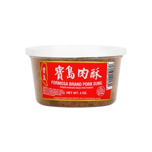 Formosa Brand Pork Sung BAO Pork Meat Floss - Cooked Dried Pork,  - Cooked, Shredded, Dried Pork, 4oz