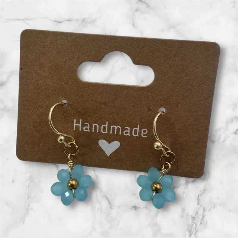 Beaded Flower Earrings