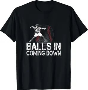 Baseball Catcher - Softball Catcher - Baseball Fan Summer Casual Shortsleeve Cotton T-Shirt