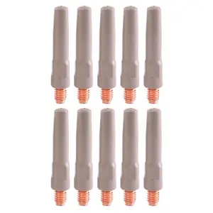 10 Piece Set of Innovative Non-stick Welding Nozzles for Improved Welding Efficiency