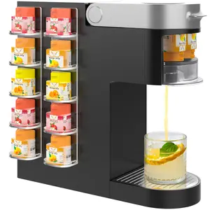 NiHome 2PCS Clear Acrylic Pod Holders Compatible with Ninja Thirsti Drops, Durable Acrylic Wall or Machine Mounted Storage Racks with Nano Adhesive