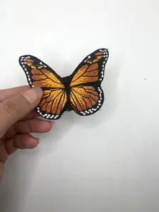 Butterfly Embroidered Patch for Sew on, Iron on, or Velcro
