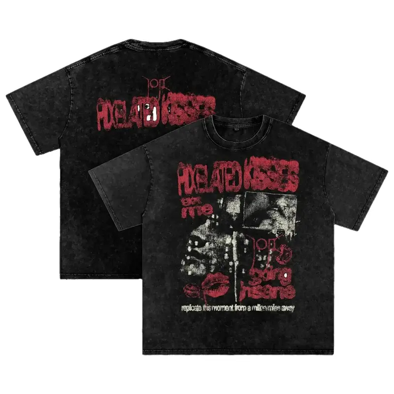 The Contract Breach Acid Wash Oversize T-Shirt 250 GSM Grunge