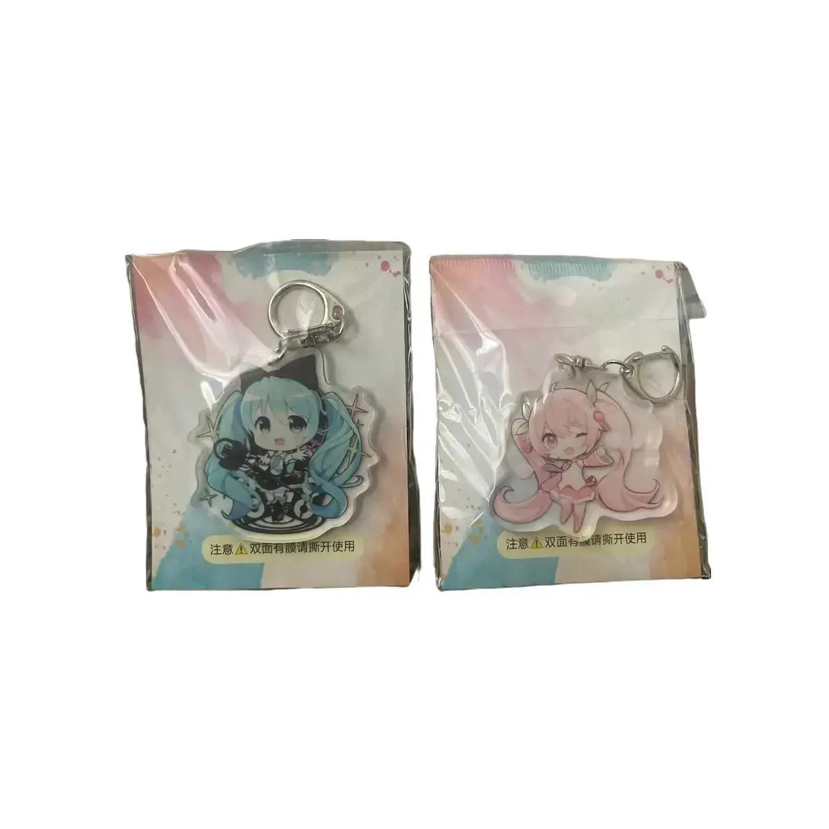2 Hatsune Miku Acrylic Keychains