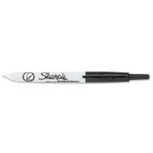 Sanford Ink 1735790 Retractable Ultra Fine Tip Permanent Marker- Black