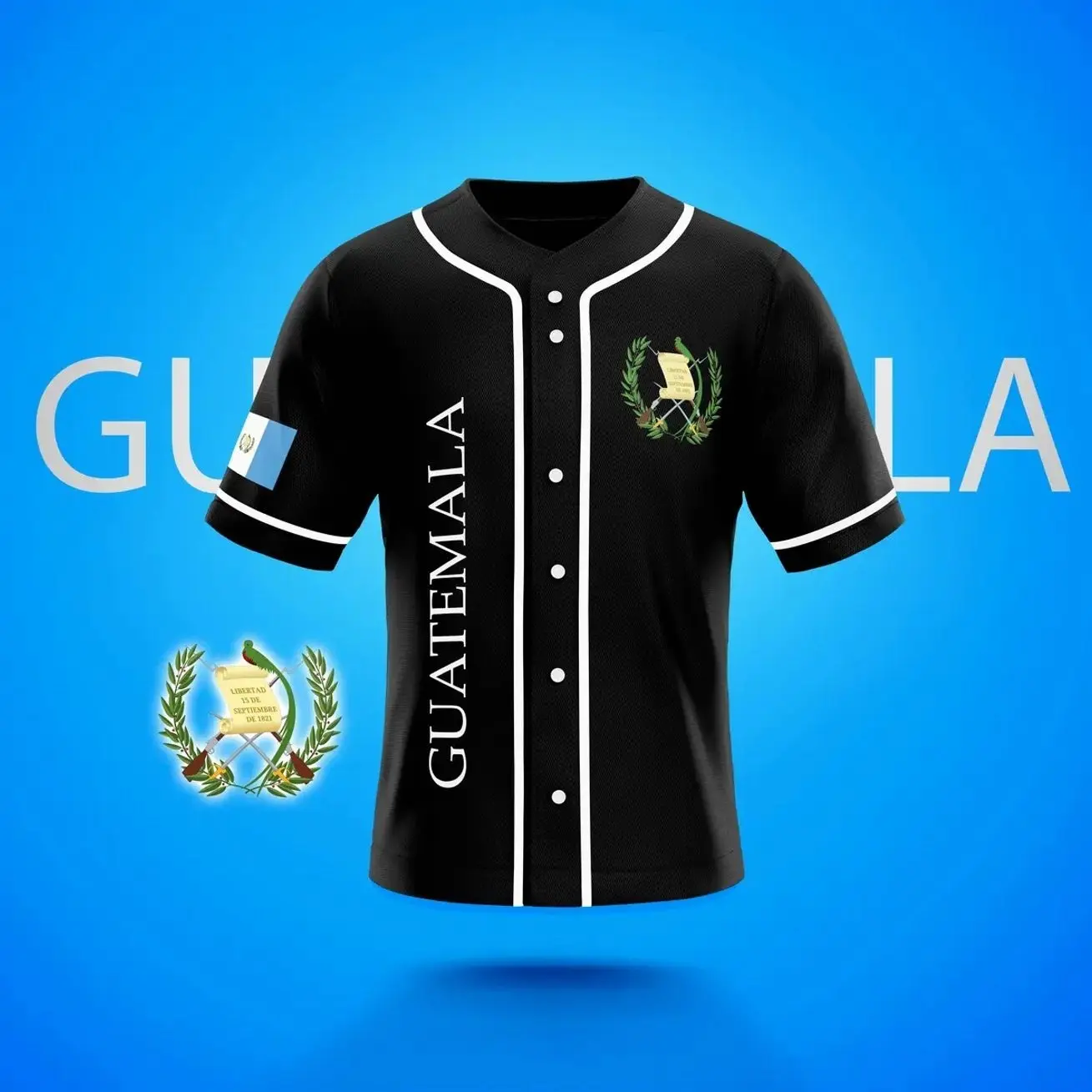 Guatemala Baseball Jersey 7RC