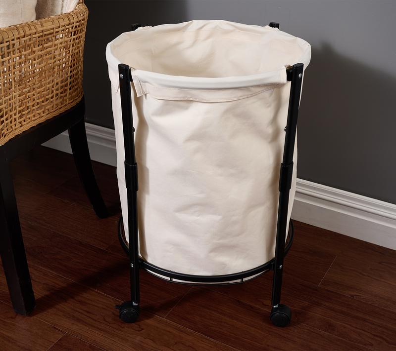 Cella Collapsible Laundry Hamper with Wheels