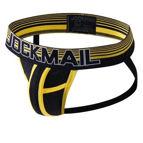 LGBTQ+ Men's Sexy Letter Tape Contrast Binding Jockstrap, Breathable Comfortable Drop Waist Thong for Daily Wear, Sexy Menswear Underwear, Fashion Men's Underwear for All Seasons, Soft Comfy Brief, Breathable Undergarments, Elasticity Design Underwear