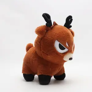 Cute 99 Nights in the Forest Plush Deer Buddy Plush Toys Stuffed Doll Anime Animal Deer Buddy for Kids Birthday Halloween Gift