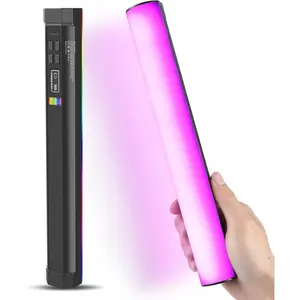 114 LEDs RGB Video Light Wand,  Handheld  Tube Light 2500K-9000K CCT & 20 Scene Modes with 3000mAh , 95+ CRI, 120? Beam Angle for Photography YouTube  Vlog