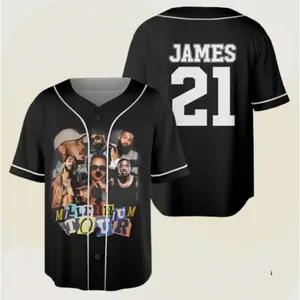 Custom Name and number, The Millennium Tour 2025 Baseball Jersey, Millennium 2025 Tour Fan, Gift, Concert Jersey, Fun Graphics