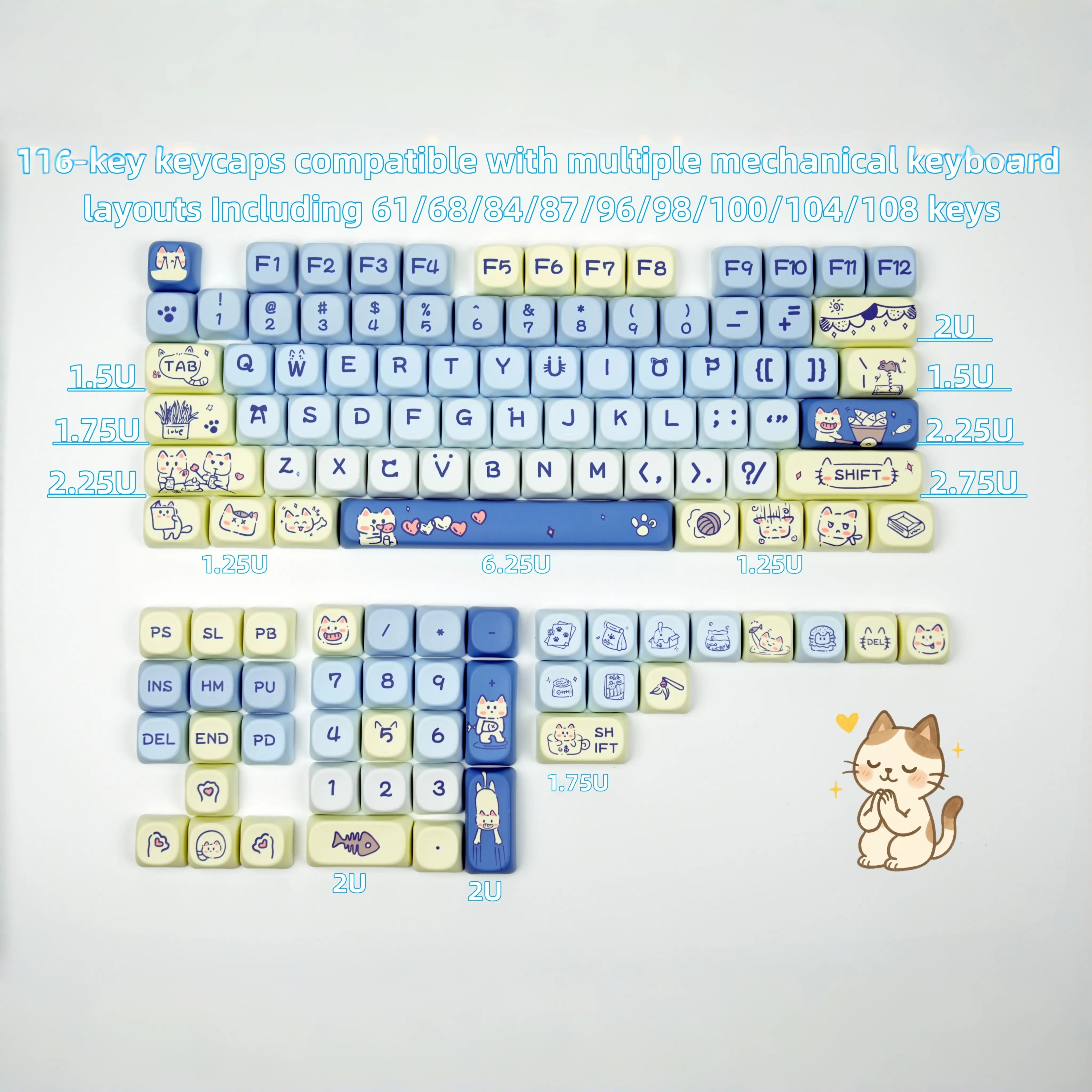 MOA – Blue Kitty – 116 Keys