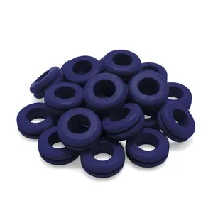 Fermentaholics Navy Blue Airlock Fermentation Replacement Grommets for Fermenter Lid – 20 Pack: Grommet Fits 1/2 Inch Hole, For Standard 3/8 in Airlocks, Beer, Wine, Cider, Mead, Fermented Foods, & More