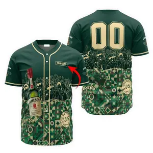 Personalized Saint Patrick's Day Special Edition Jameson Baseball Jersey - Jameson Jersey Shirt For Men Women, Jameson Baseball Shirt