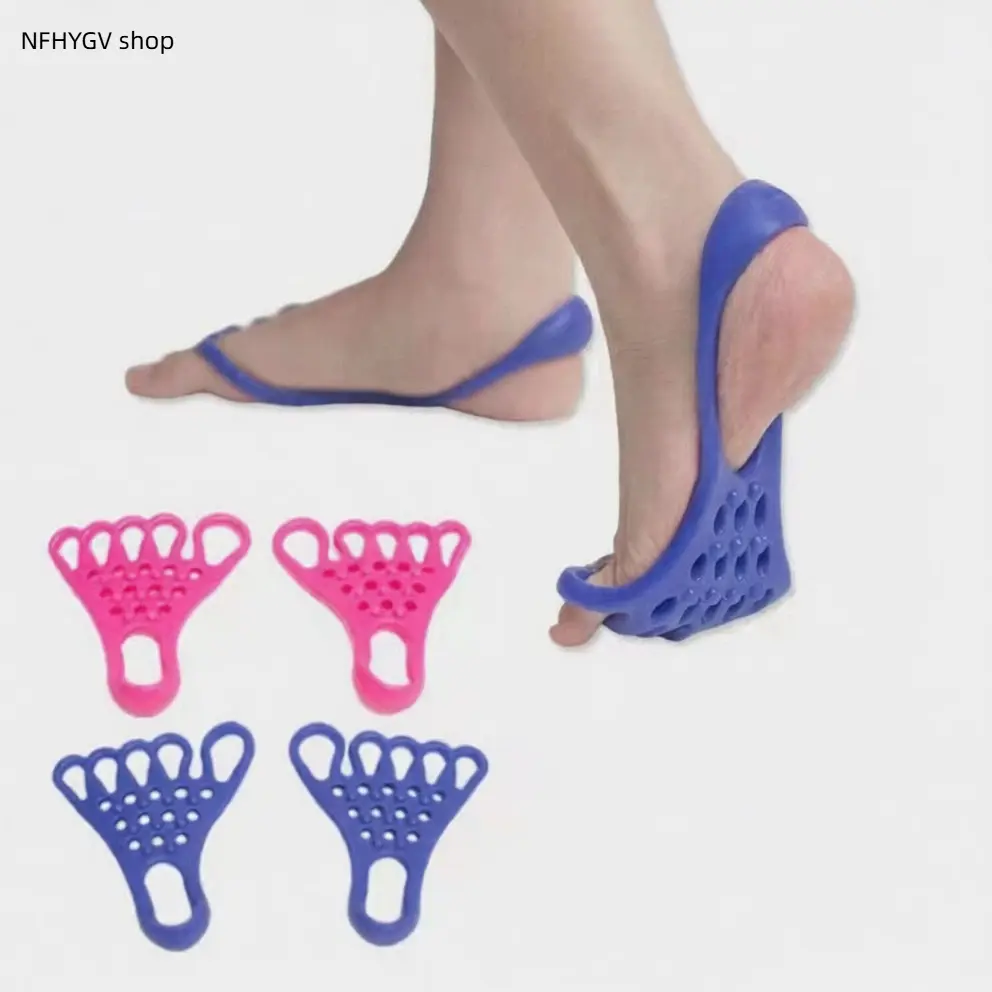Silicone Toe Separator and Bunion Corrector, Foot Arch Stretcher for Plantar Fasciitis Relief, Foot Muscle Training Tool for Daily Use